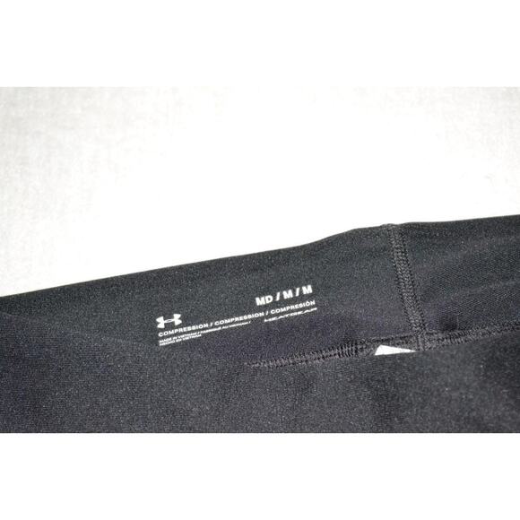 45893-a Under Armour Gym Pants Leggings Capris Polyester Size Medium Womens - Picture 4 of 5